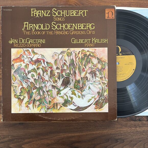 Franz Schubert Songs The Book Of The Hanging Gardens Op. 15 LP Nonesuch H71320 - Picture 1 of 9